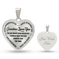 Grandma Loves You – Heart Necklace