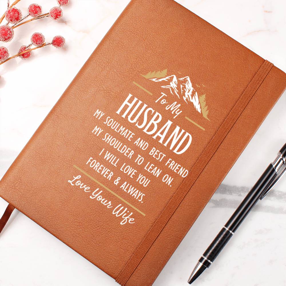 My Soulmate and Best Friend – Leather Journal