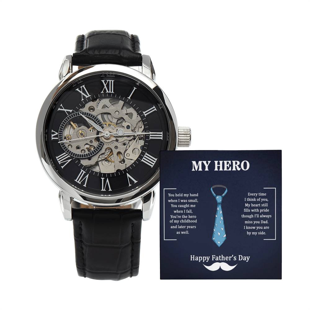 My Hero Dad – Openwork Watch