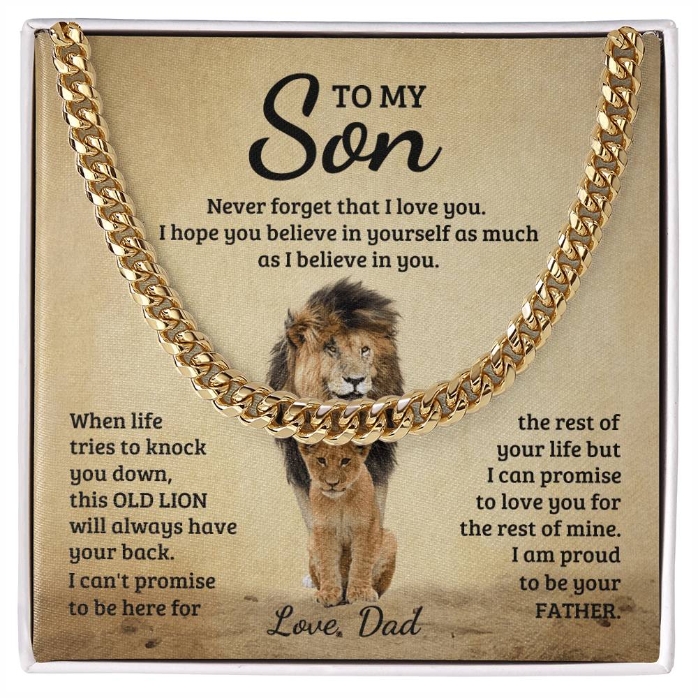 Never Forget – Cuban Link Chain