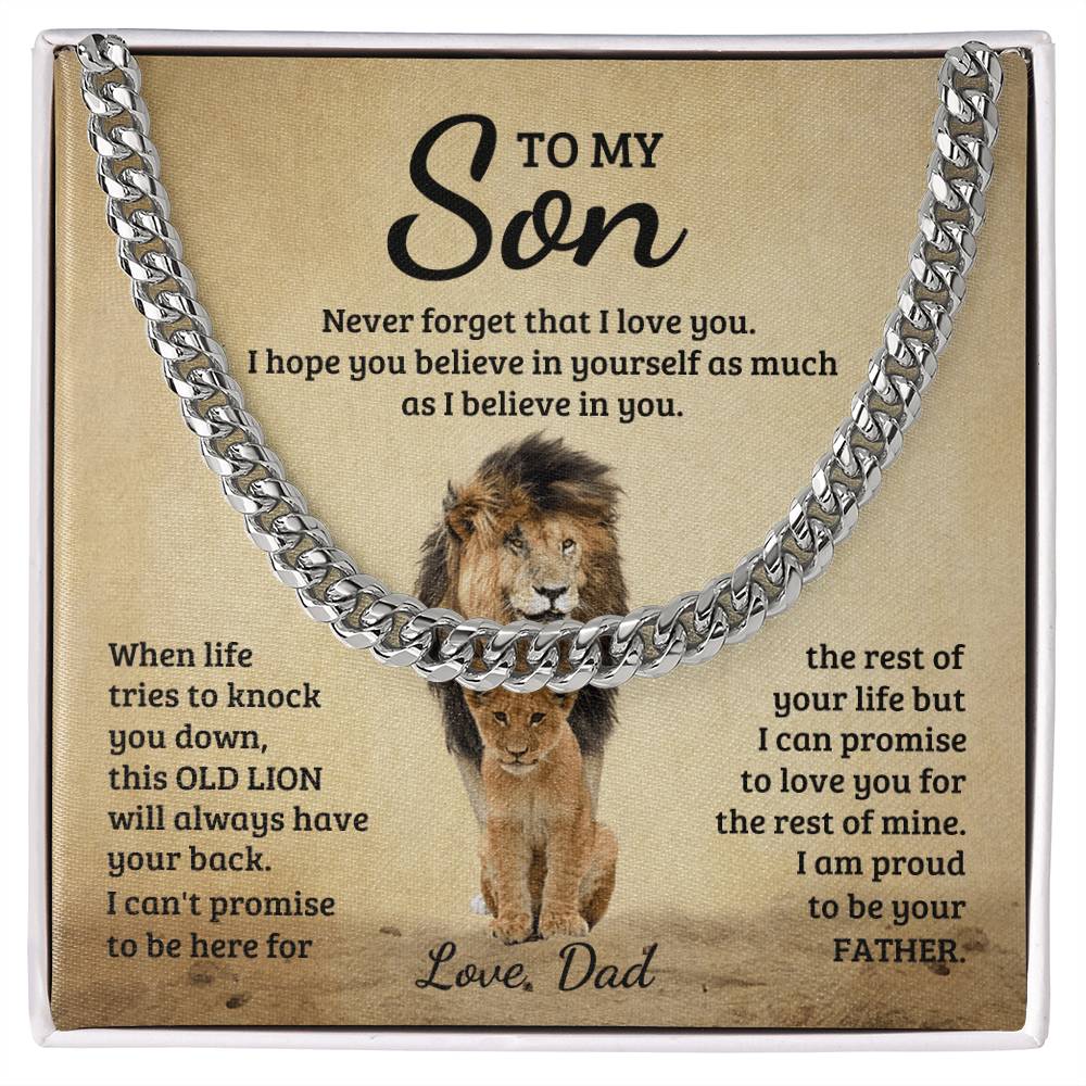 Never Forget – Cuban Link Chain