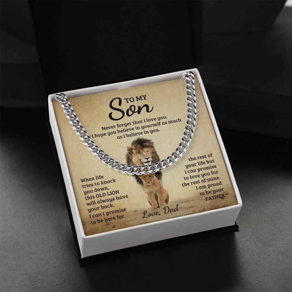Never Forget – Cuban Link Chain