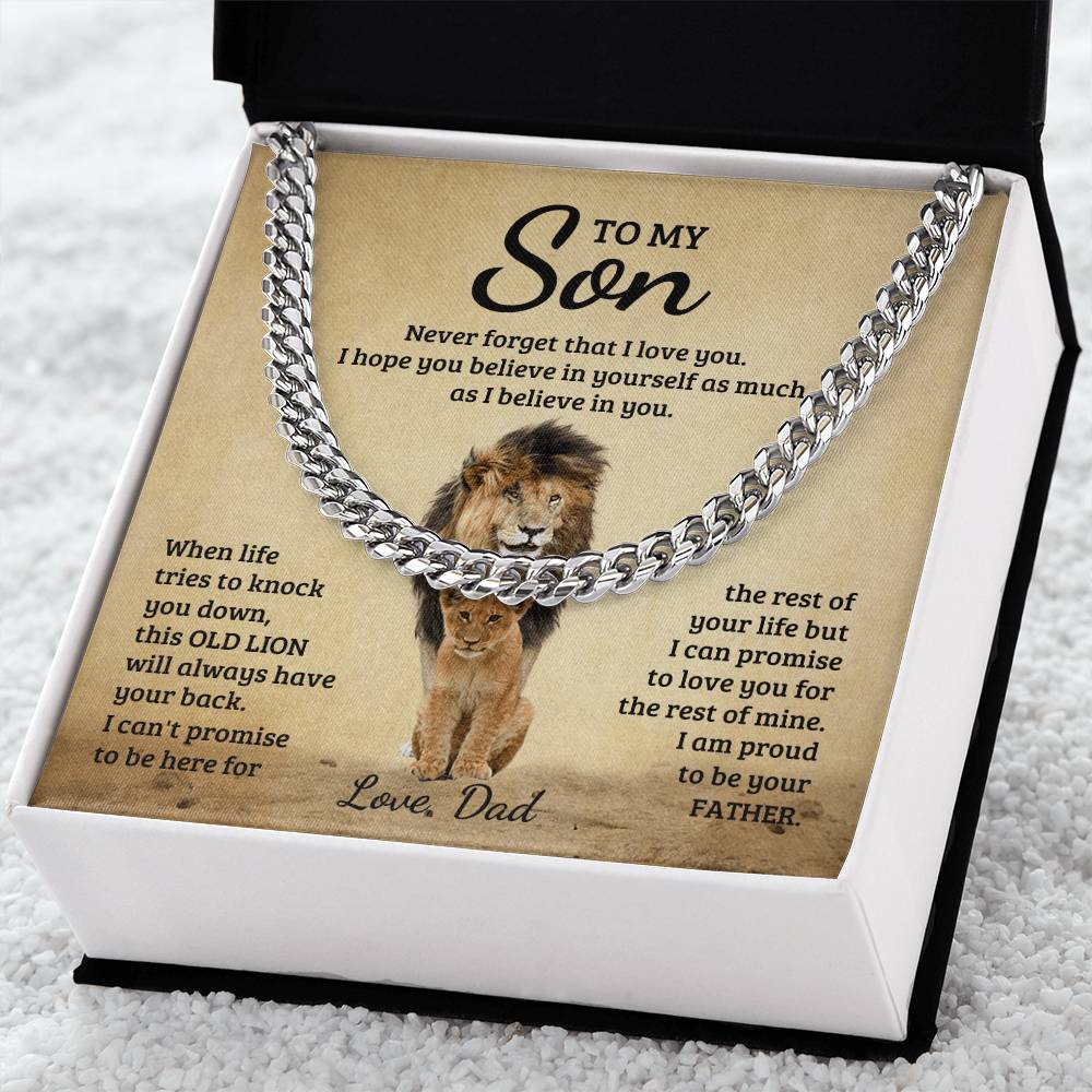 Never Forget – Cuban Link Chain