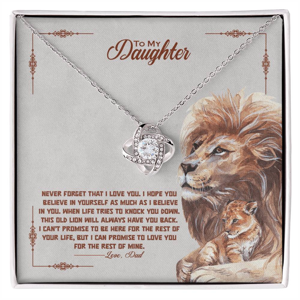 Never Forget – Love Knot Necklace