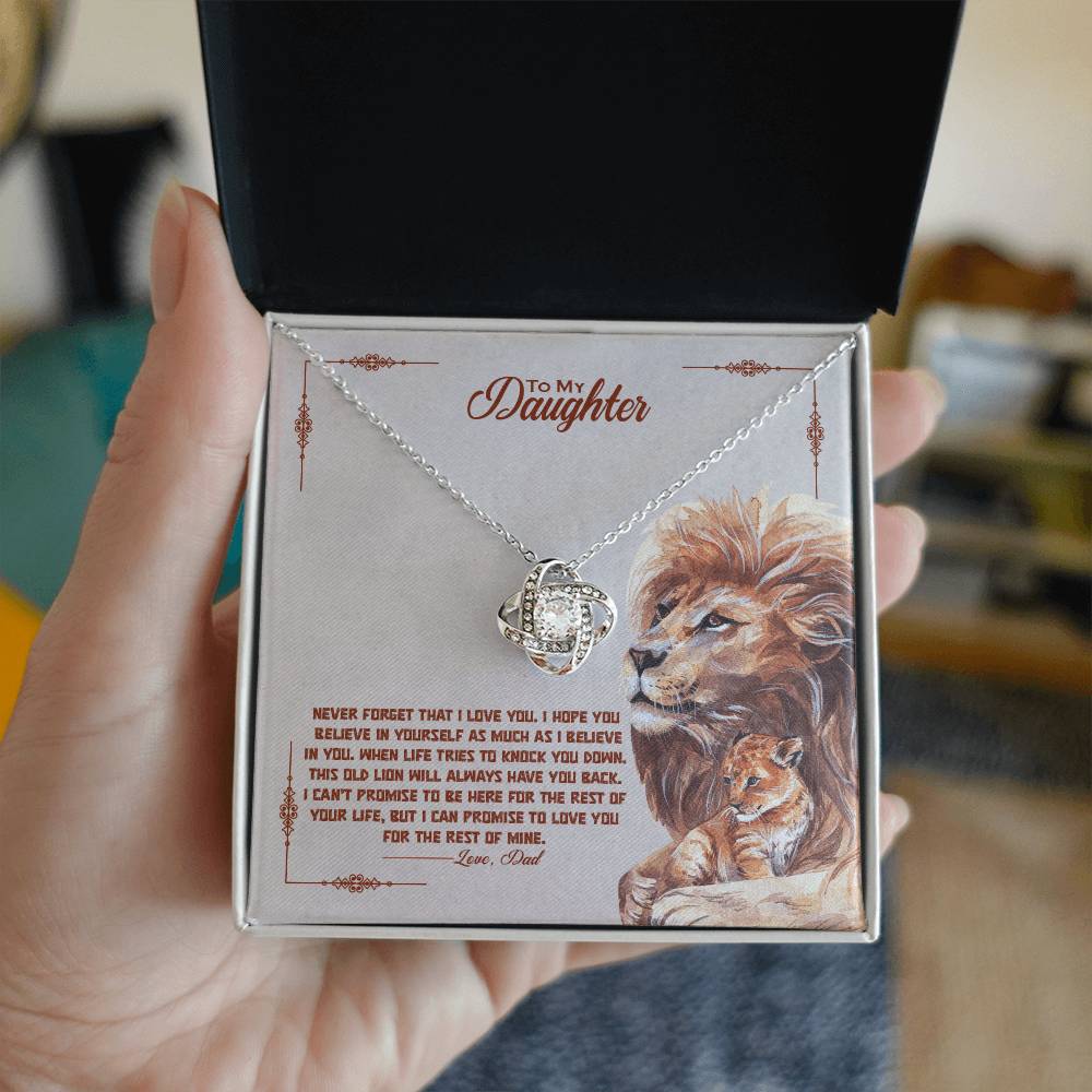 Never Forget – Love Knot Necklace