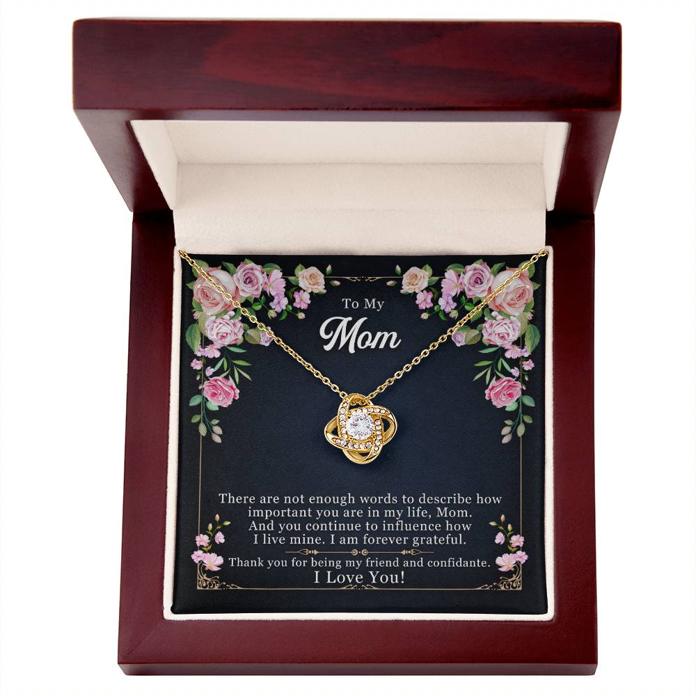 Forever Grateful – Love Knot Necklace