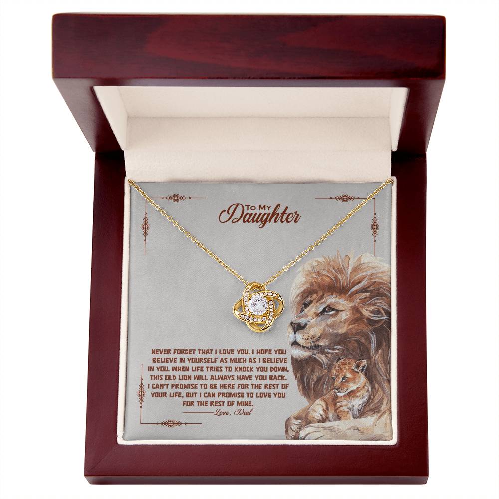 Never Forget – Love Knot Necklace