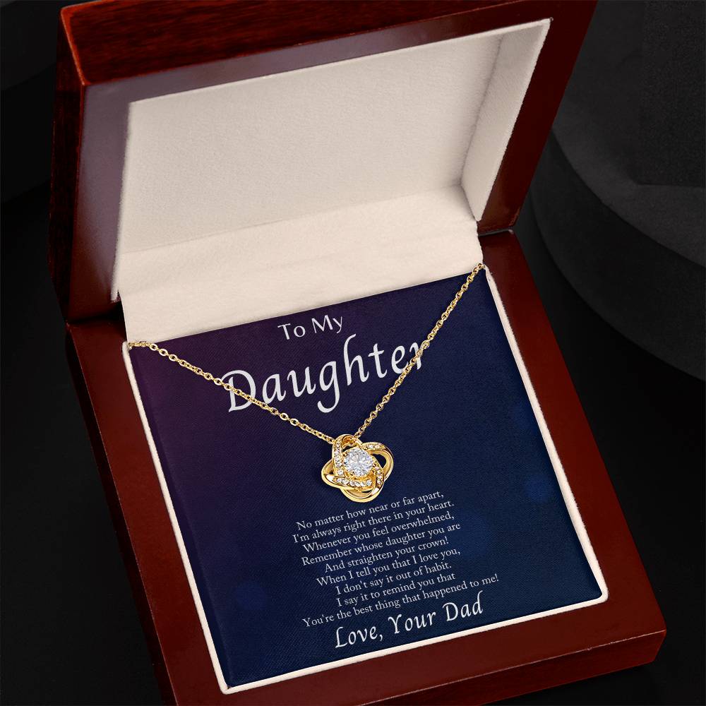 I'm Always With You – Love Knot Necklace