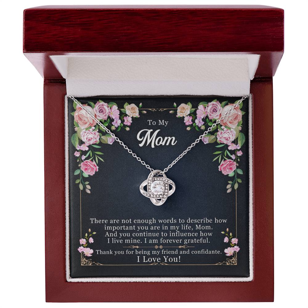 Forever Grateful – Love Knot Necklace