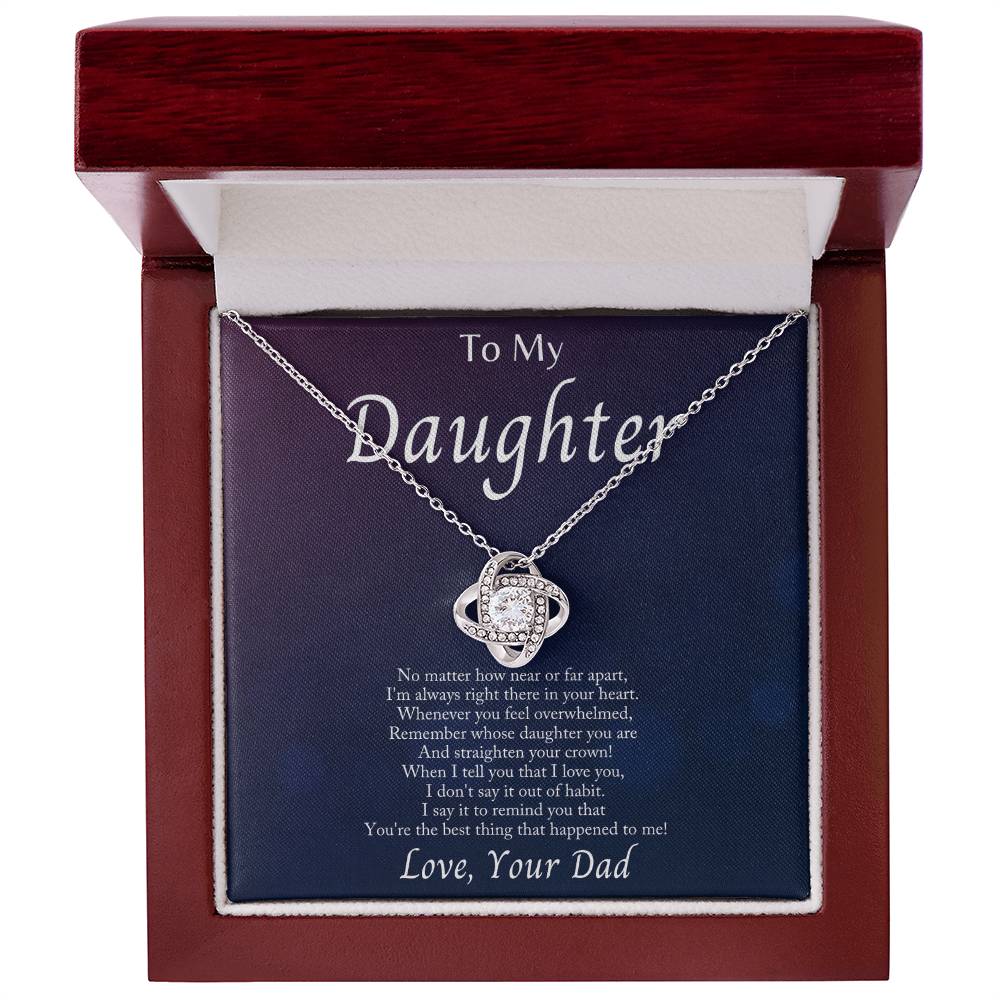 I'm Always With You – Love Knot Necklace