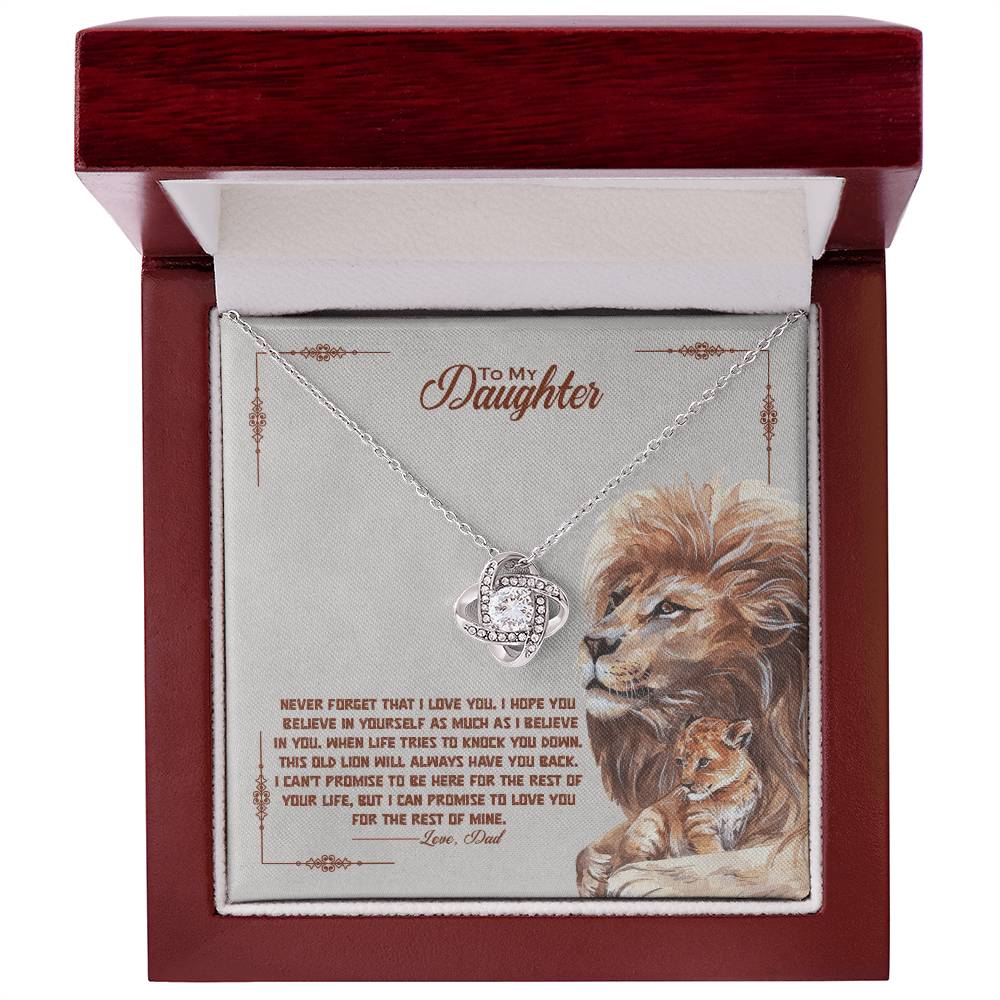 Never Forget – Love Knot Necklace