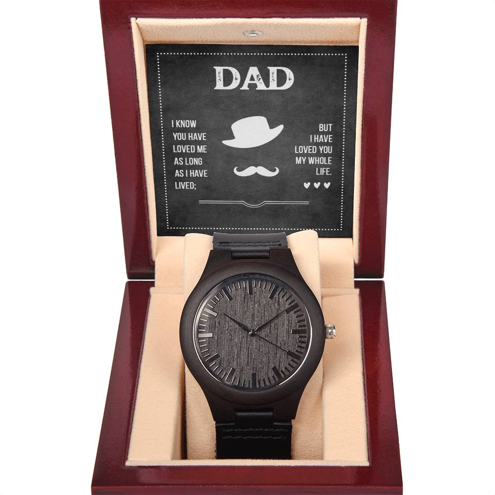 Dad's Love – Wooden Watch