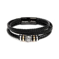 stepdad gift bracelet with a heartfelt engraved message, perfect for expressing love and appreciation.