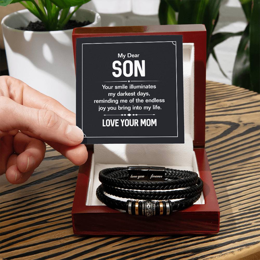 Your Smile – Men's Leather Bracelet