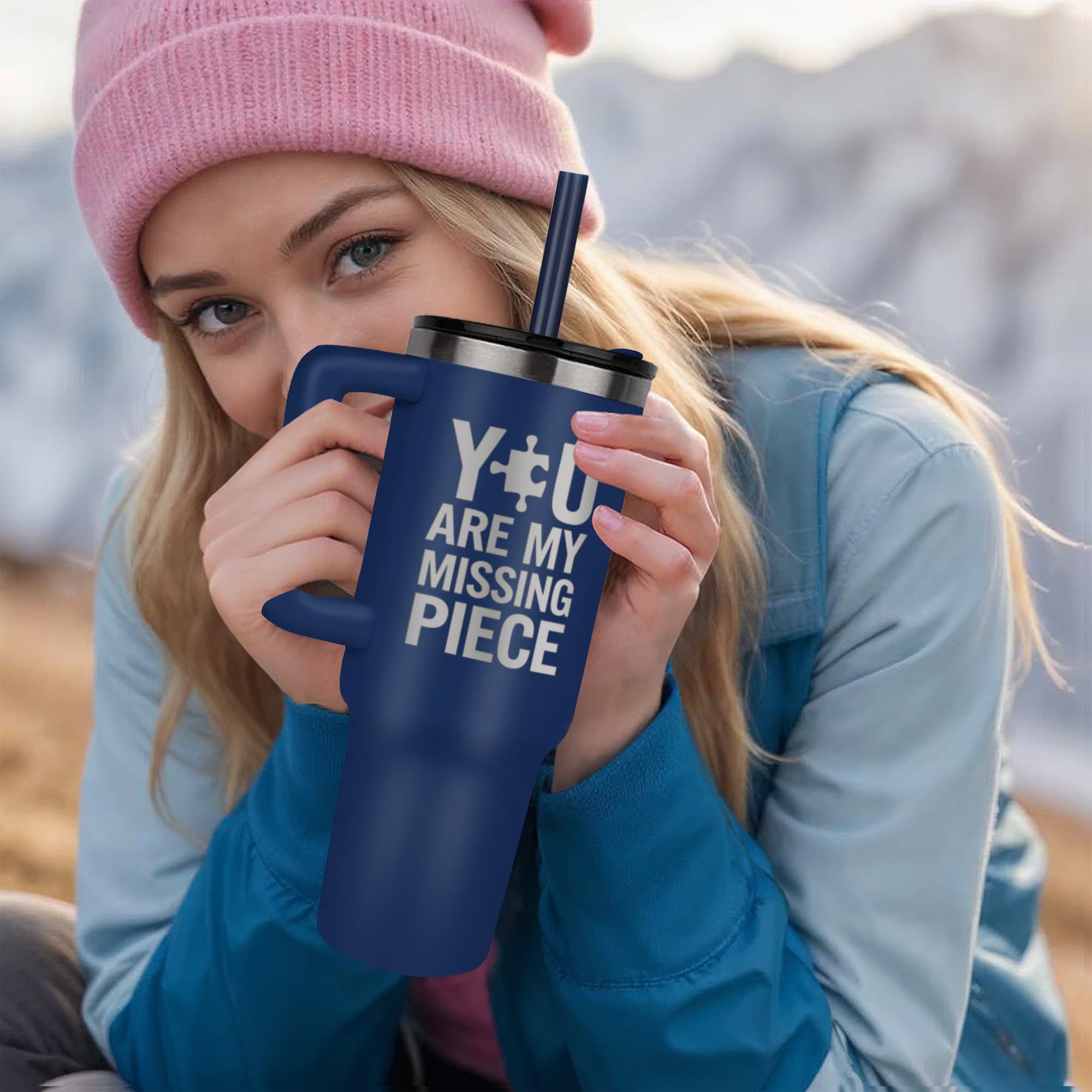 You Are My Missing Piece Tumbler