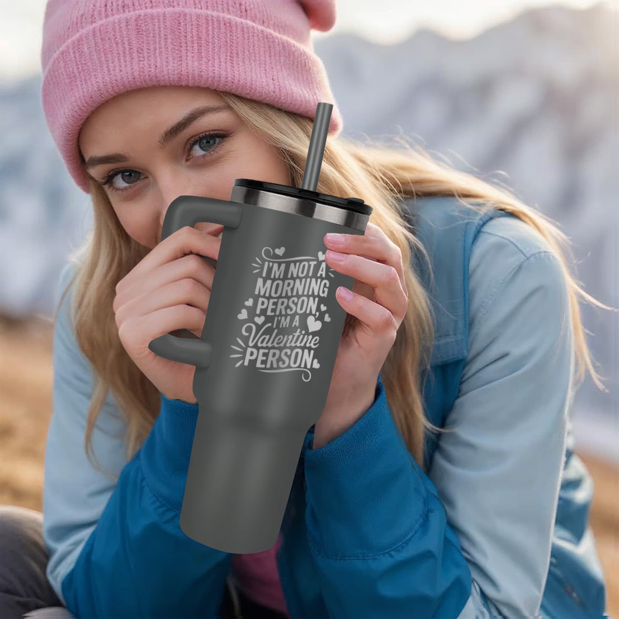 Not A Morning Person Tumbler