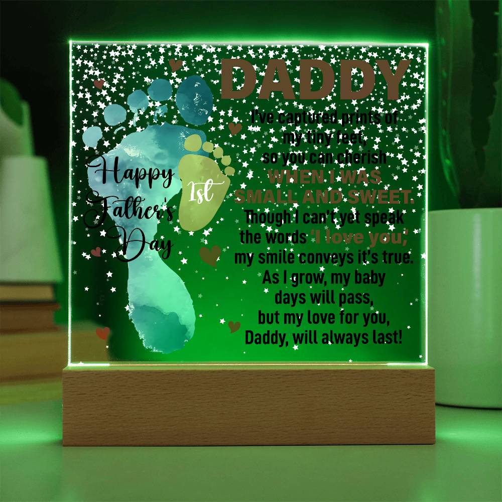 When I Was Small and Sweet – Acrylic Square