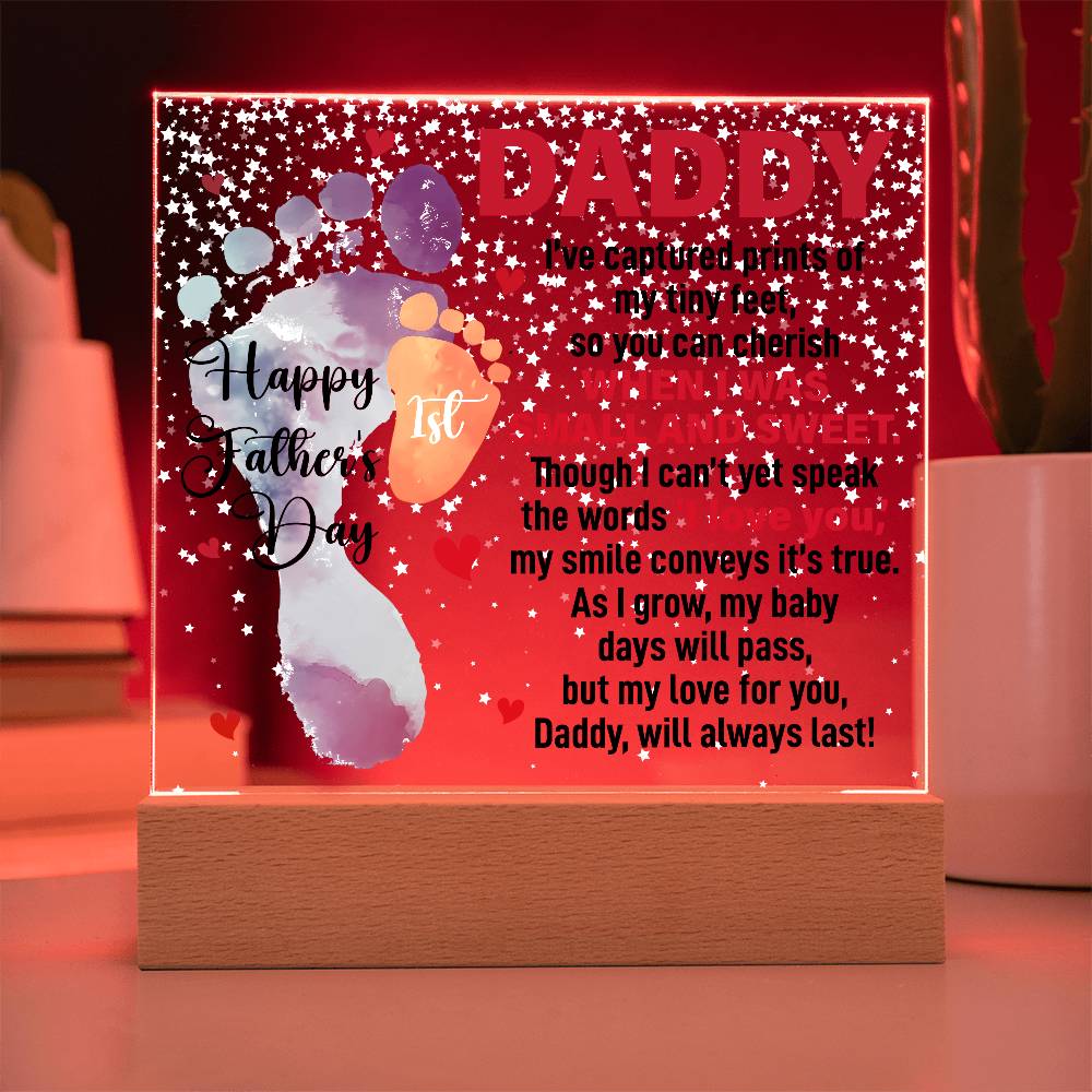 When I Was Small and Sweet – Acrylic Square