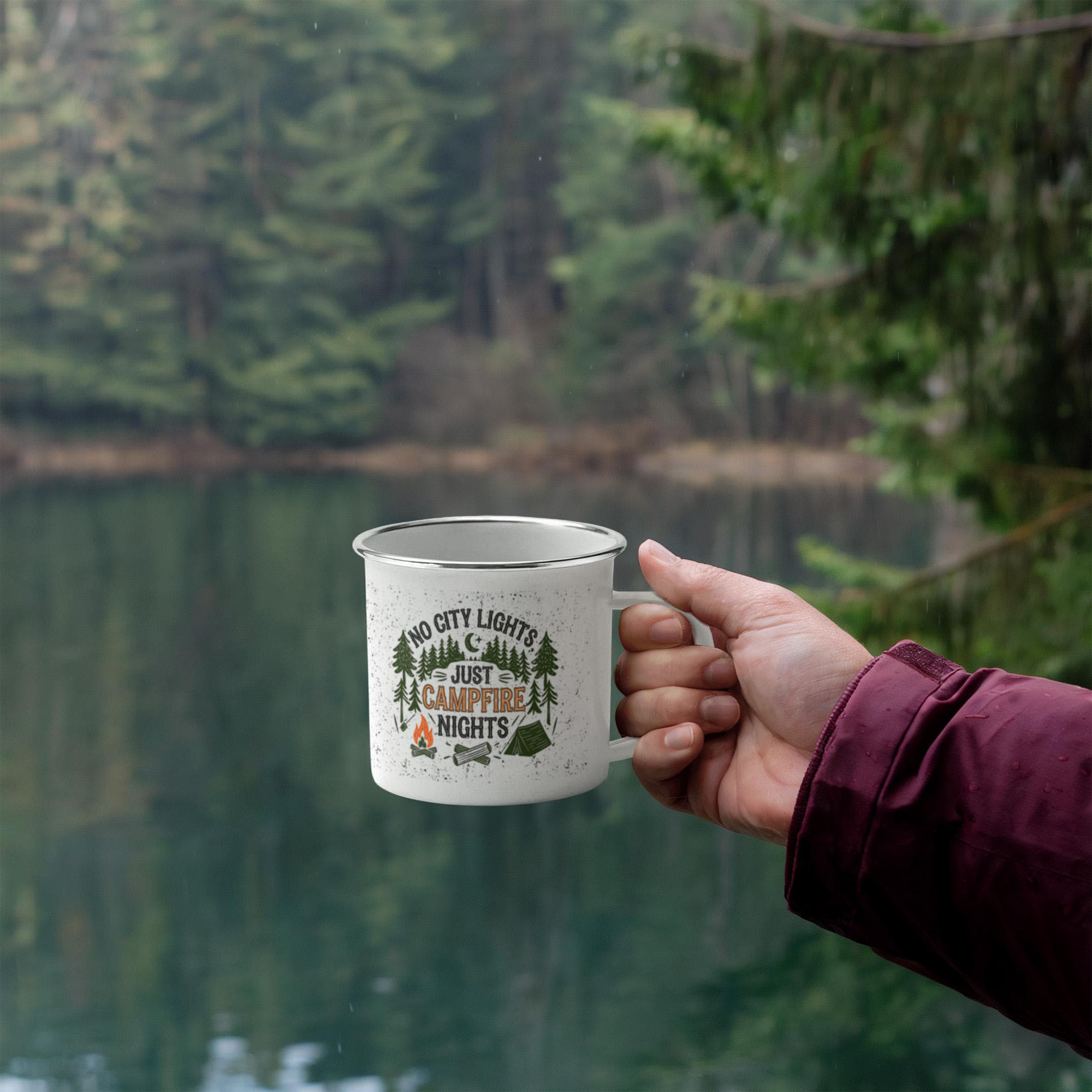 No City Lights – Camping Mug