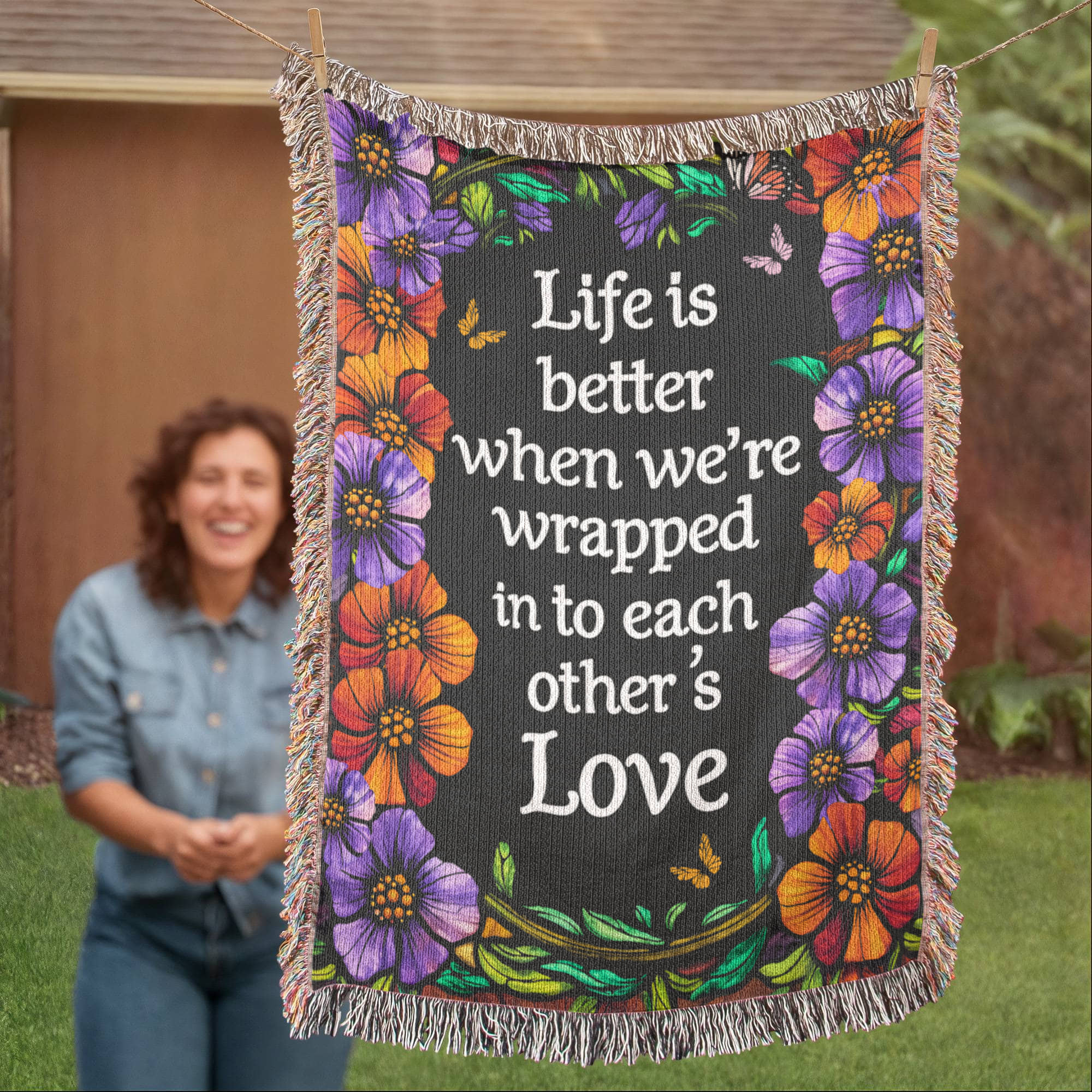 Life is Better With You – Heirloom Blanket