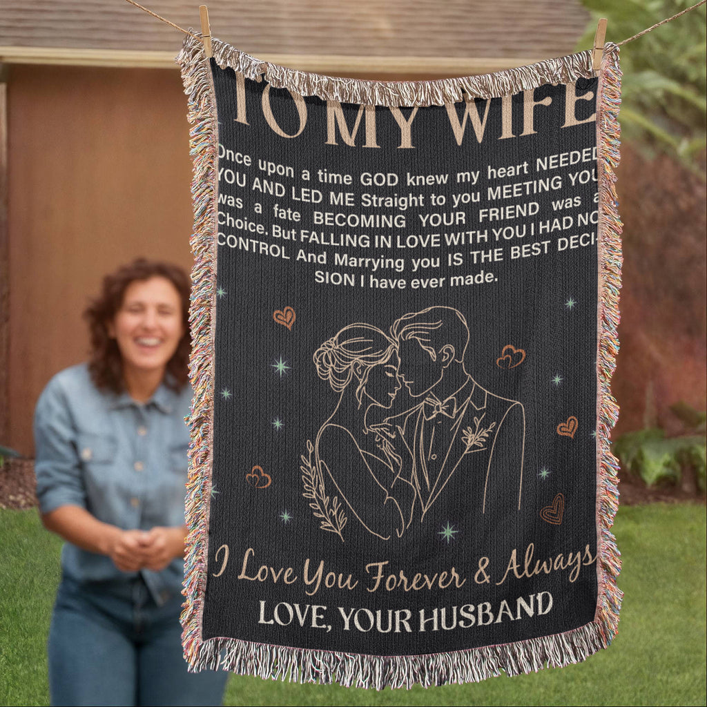 To My Wife Heirloom Blanket 