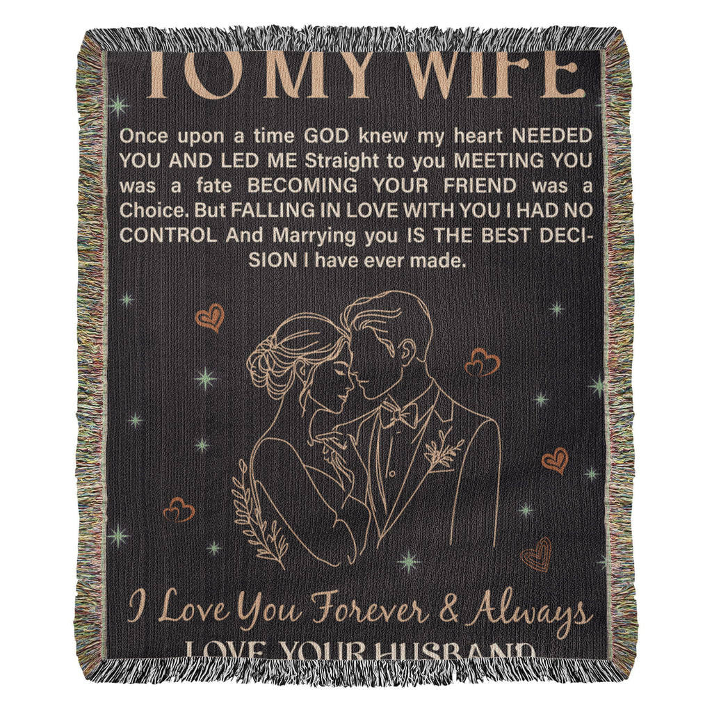 To My Wife Heirloom Blanket 