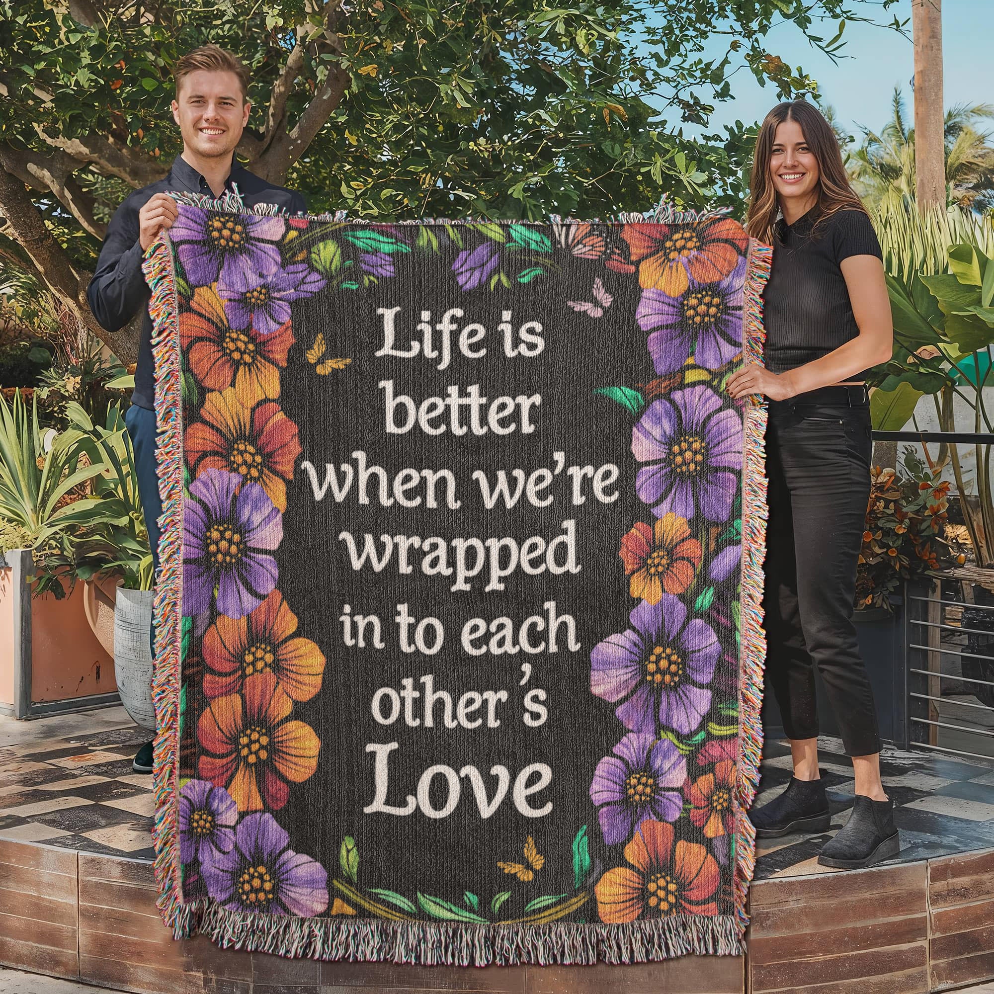 Life is Better With You – Heirloom Blanket