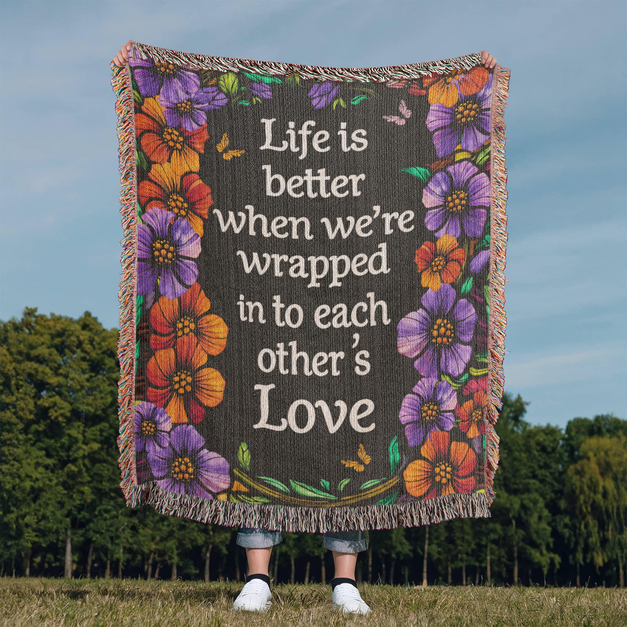 Life is Better With You – Heirloom Blanket