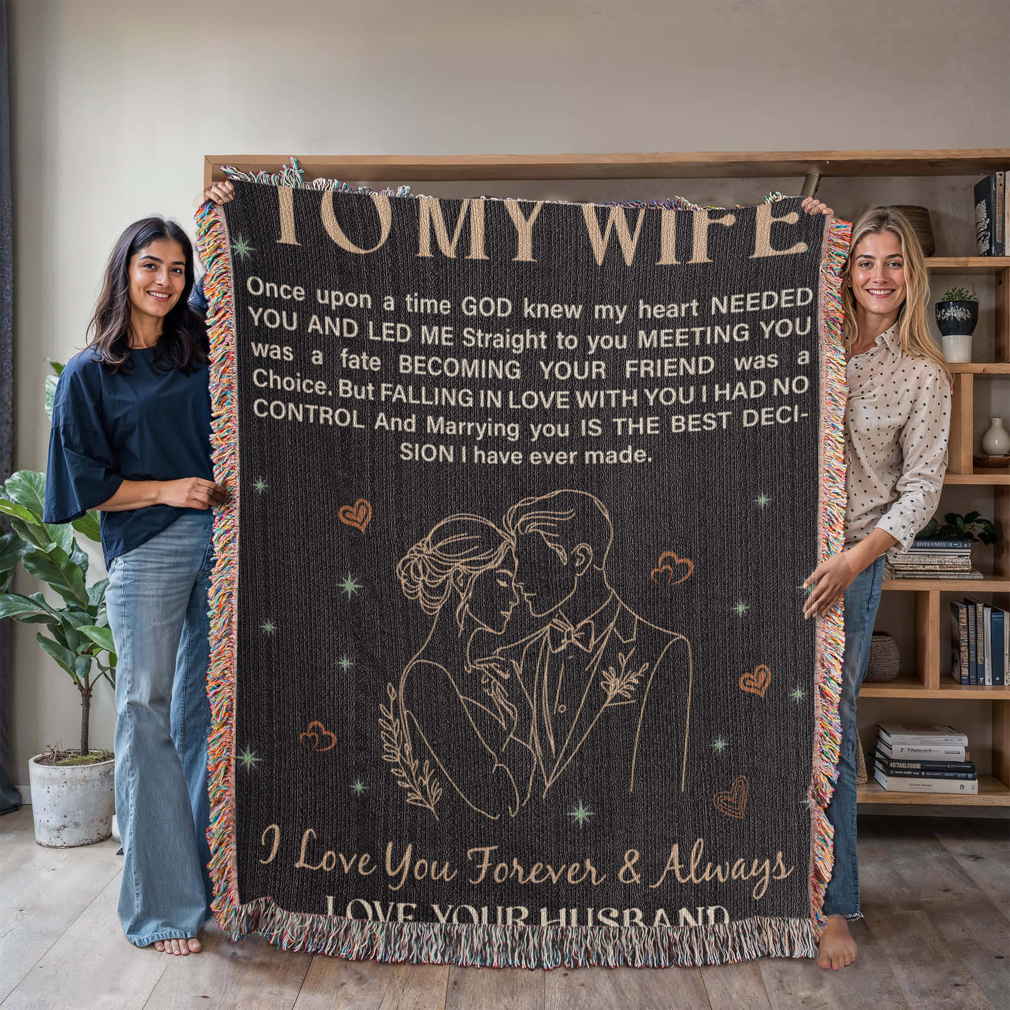 To My Wife Heirloom Blanket 