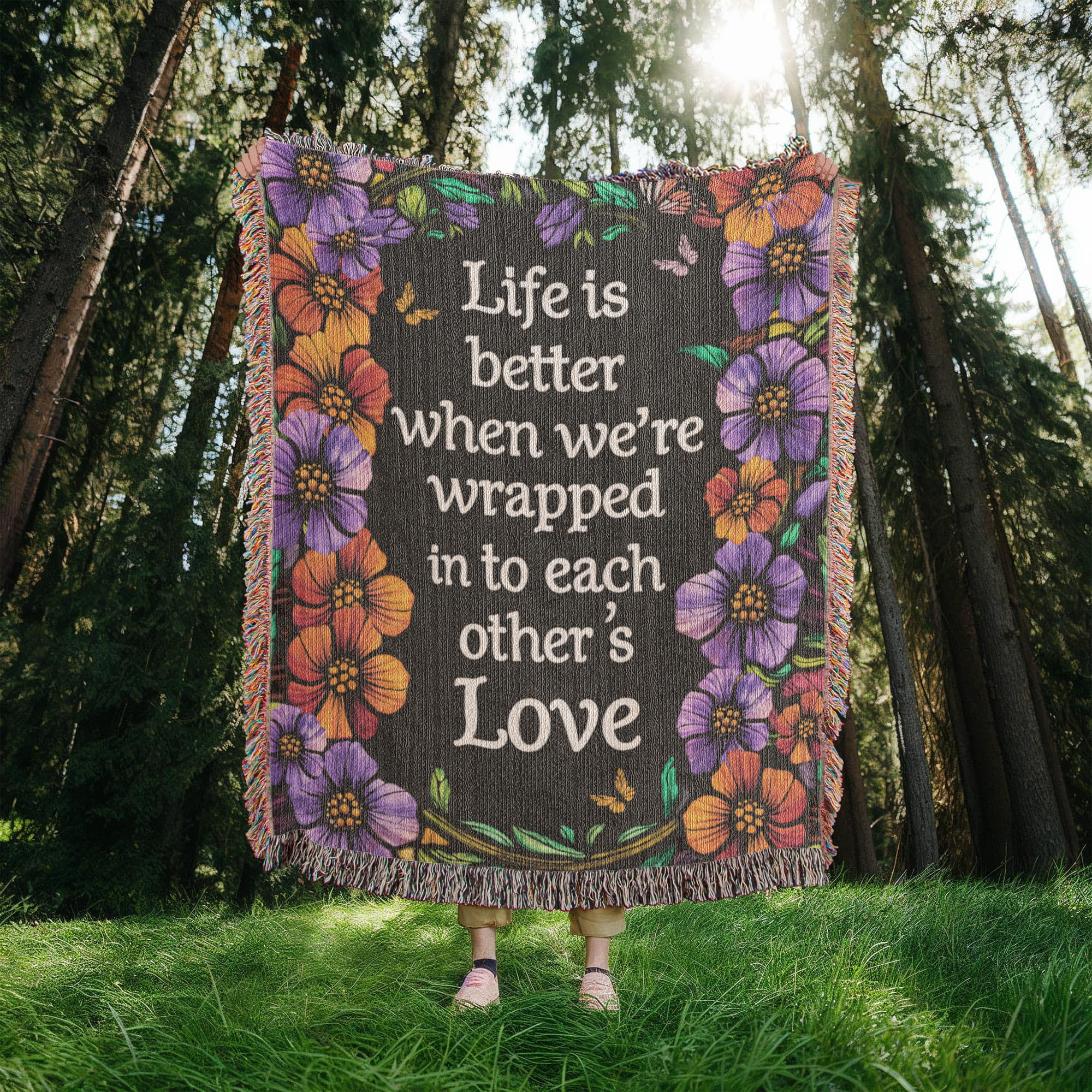 Life is Better With You – Heirloom Blanket