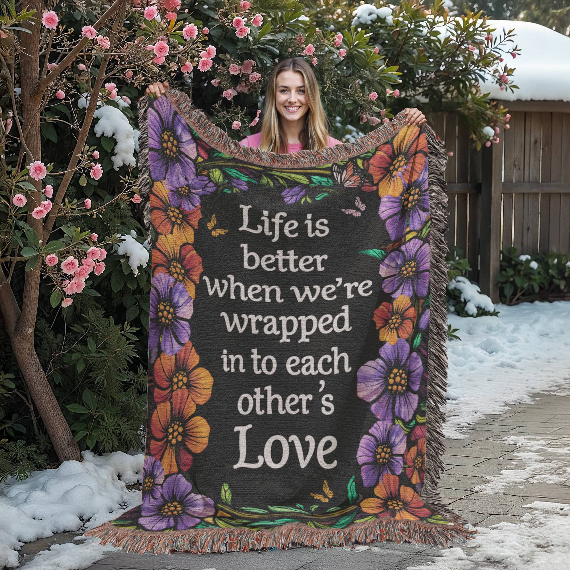 Life is Better With You – Heirloom Blanket