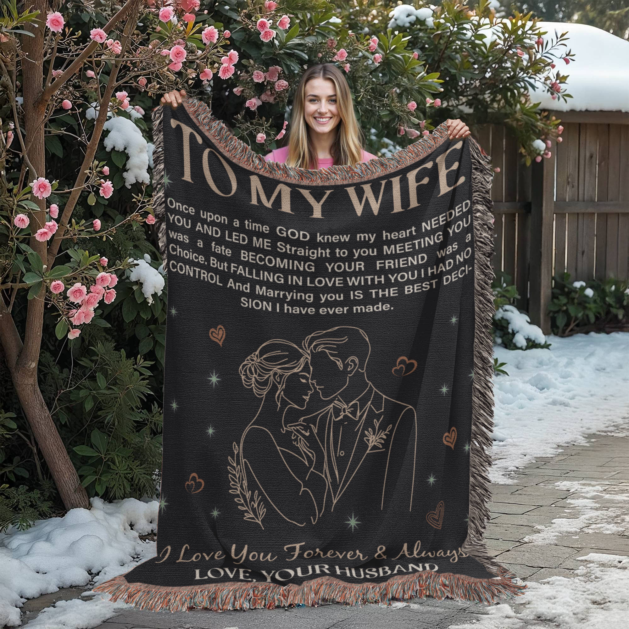 To My Wife Heirloom Blanket 